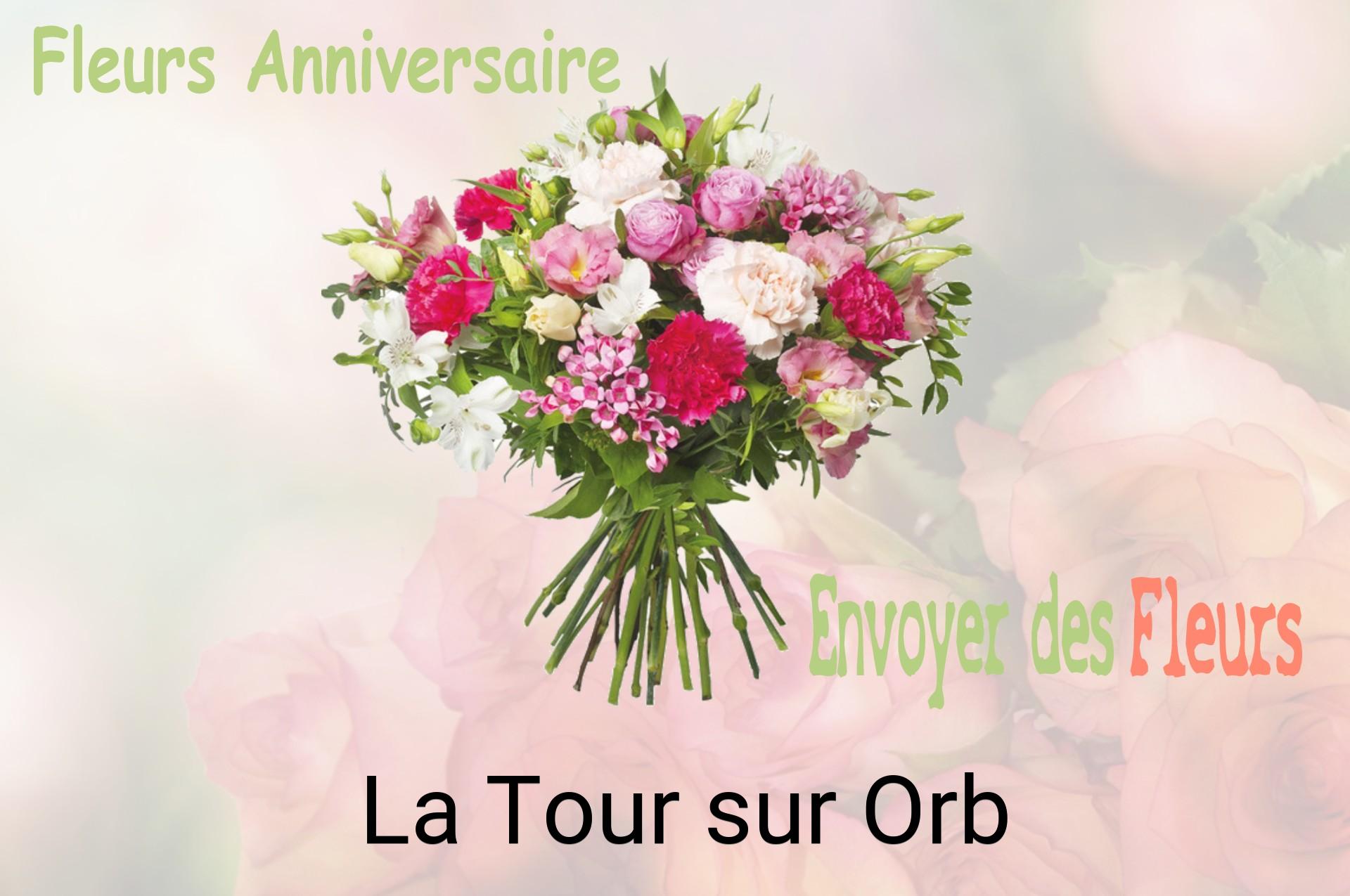 Bouquet de fleurs d’anniversaire livré à La Tour-sur-Orb