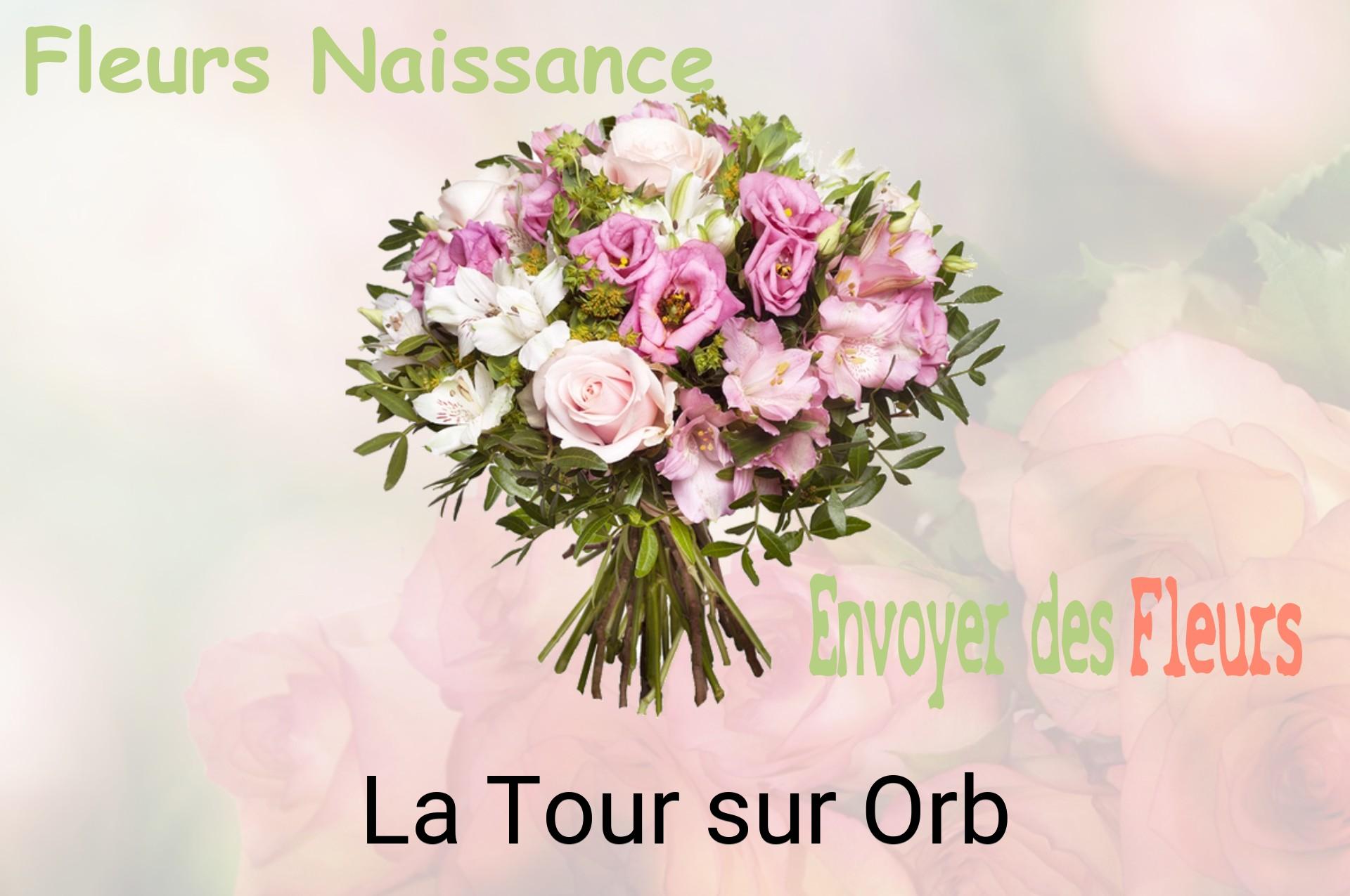 Bouquet de fleurs de naissance livré à La Tour-sur-Orb
